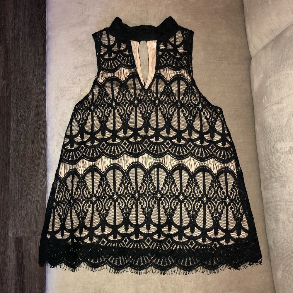 Black Lace Tank